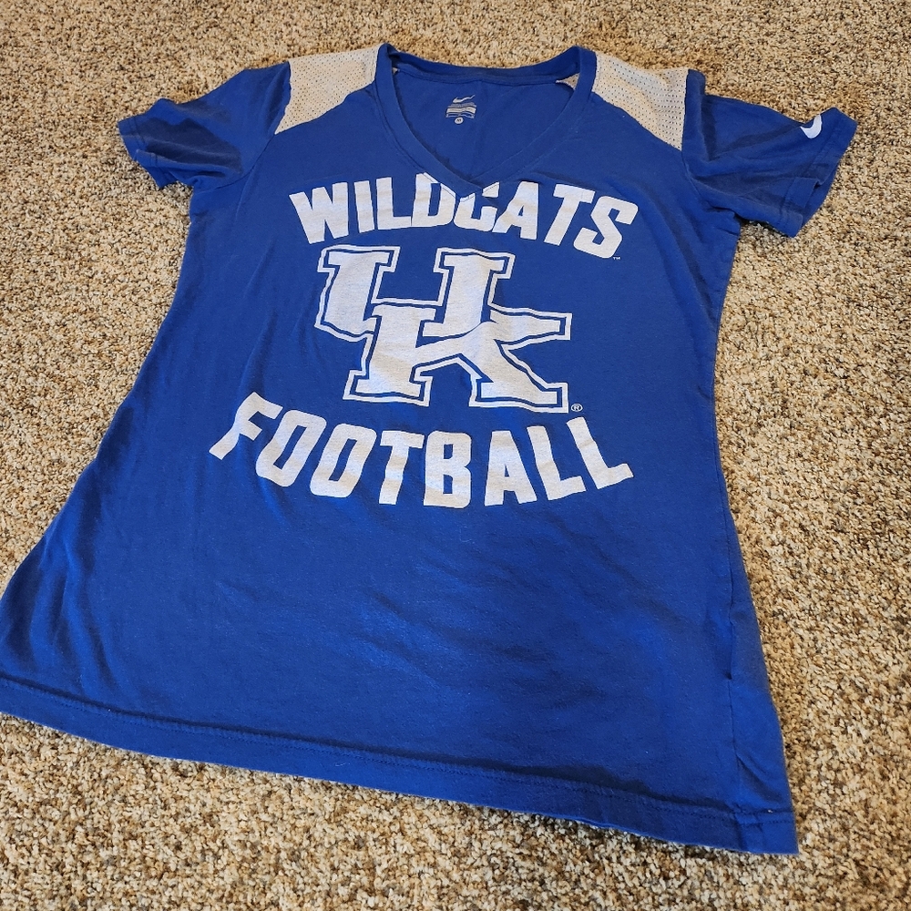 Nike University of Kentucky Wildcats Football Shirt, Womens Medium